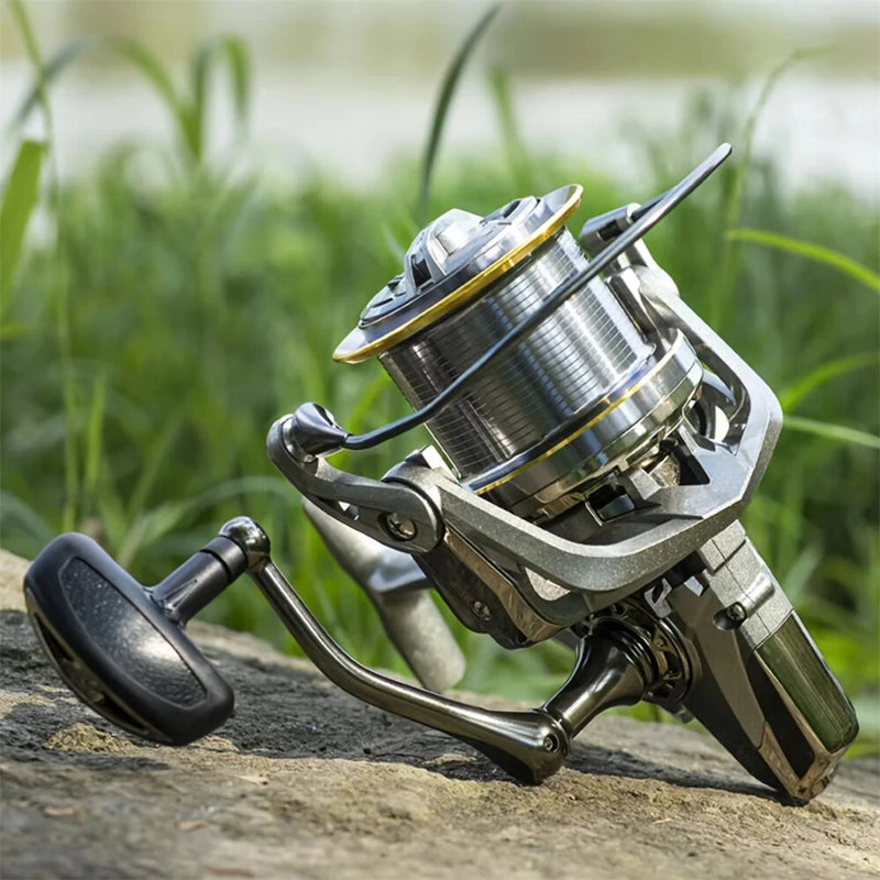 ZANLURE 8000-10000 Big Spinning Fishing Reel Drag 20KG Powerful Long Cast Rust-proof Seawater-proof Fishing Rod Reel Tools