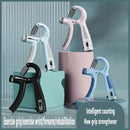 KALOAD 5-60kg Adjustable Electric Grip Strength Device Muscle Exercise Arm Strength Wrist Strength Training Equipment with Counting Function