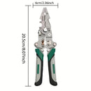 IPRee Foldable Wire Stripper Multi-Function Crimping Pliers Pulley Design Electrician Wire Splitter Winding Tool for Cable Management