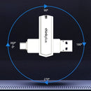 Lenovo ThinkPlus TPCU301plus Type-C USB3.0 Flash Drive Dual Metal Port 360 Rotation Heat Resistance OTG A+ Chip Fa