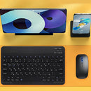 10 inch Mini bluetooth Keyboard and Mouse Set for iPad Xiaomi Huawei Phone Tablet Slim Wireless Mute Keyboard for Android IOS Windows