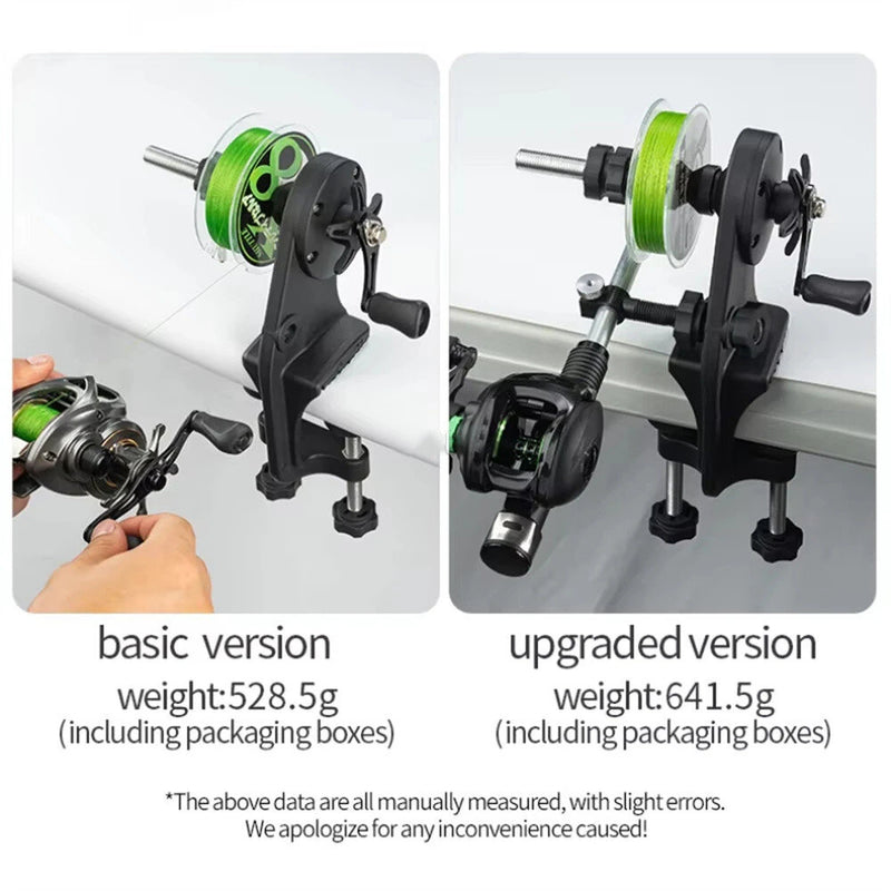 ZANLURE Fishing Reel Speed Ratio Winder Lightweight Labor-saving Antirust Spooler Line Winder Spinning Baitcasting Reel Fishing Tool