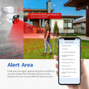 ESCAM PT303 3MP WiFi IP Alarm Camera Wireless Color Night Vision Human Detection Two Way Audio IP66 Audible Alarm H.265 APP Control PTZ Cameras