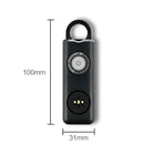 Personal Safety Siren 130dB Siren Strobe Key Chain 3 Colors Anti Robbery Call for Help Alarm