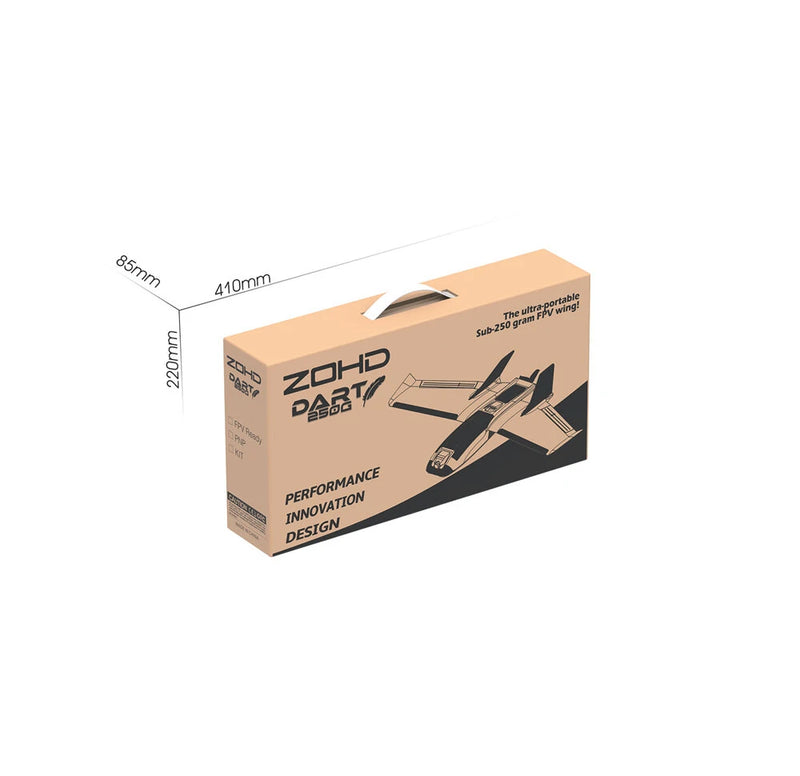 ZOHD Dart250G 570mm Wingspan Sub-250 grams Sweep Forward Wing AIO EPP FPV RC Airplane PNP KIT