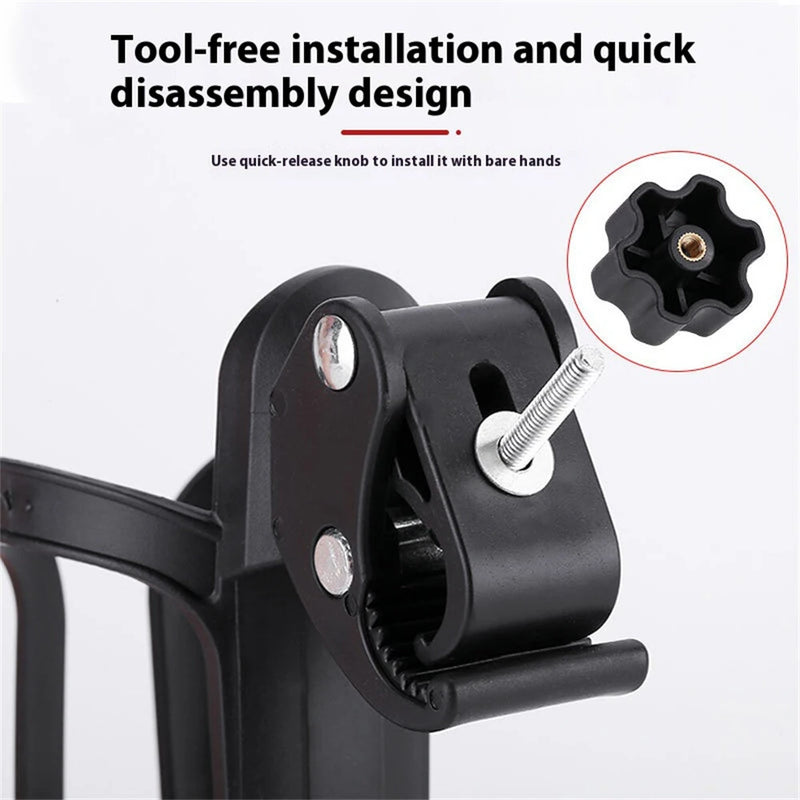 XANES Anti-Slip Bottle Holder for Motorcycle Baby Stroller Bicycle 360 Degree Rotation Lightweight Bike Water Cup Bracket Cage