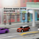 Turbo Racing RTR 1/76 2.4G RWD Drift RC Car for BMW Licensed Mini Cooper F56 3 Door Hatch Sports Racing LED Lights Full Proportional Vehicles Model Kids Children Toys