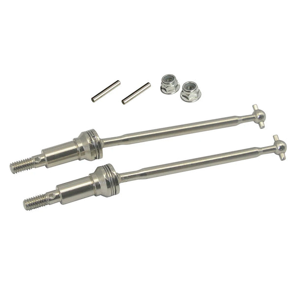 2PCS Xinlehong Upgraded 30-WJ02 Front Universal Drive Shaft for 9130 9135 9136 9137 1/16 RC Car