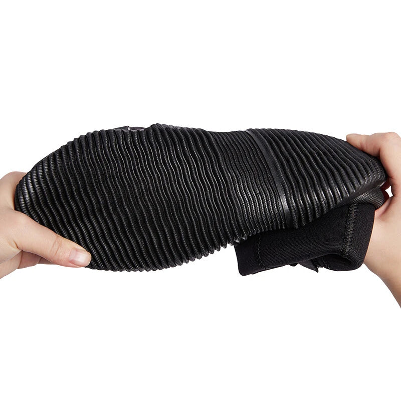 DIVE&SAIL 5MM Diving Boots Adult Snorkeling Booties Non Slip Silicone Sole Comfortable Wetsuit Boots for Beach Windsurfing Kayaking