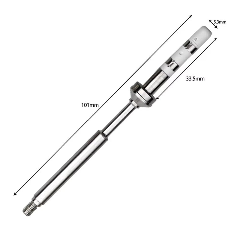 Toaiot TS100s Soldering Iron Tip Hot Melt Nut Indenter Kit Brass Inserts CNC Precision for M2 M3 M4 M5 M6 M8 Universal Soldering Iron Tips VORON Inlaid Nut Implant