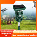 1200mAh Ultrasonic Solar Powered Outdoor Rat Bird Repellent LED Strobe Ultrasonic Outdoor Mouse and Bird Repellent Solar / USB Dual Power Supply