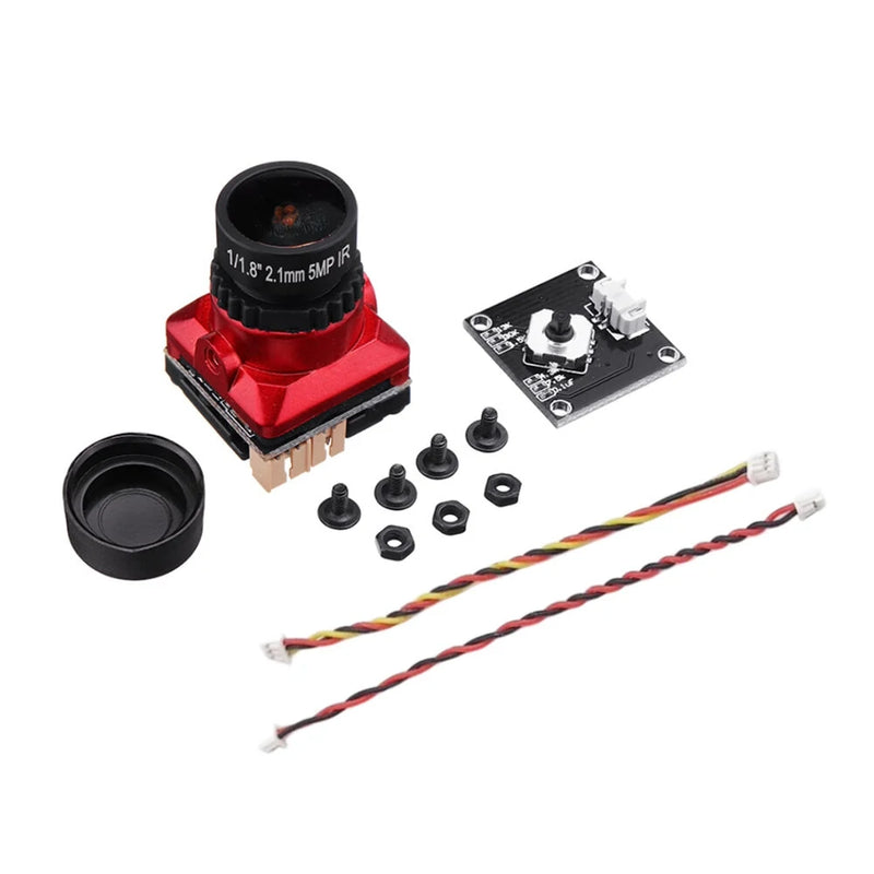 JINJIEAN A19S 1/1.8 Starlight CMOS 1500TVL FPV Camera 2.1mm/2.3mm PAL/NTSC For RC Drone