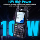 ABBREE AR-880 10W DMR Dual Time Slot Digital Walkie Talkie High Power 512 Channels 2.4 Inch Color Screen VHF UHF IP67 Waterproof Amateur Two Way Radio