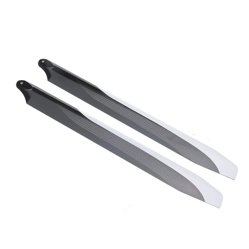1pair PUDU 350mm Carbon Fiber Main Rotor Blade Propeller For RC Helicopter