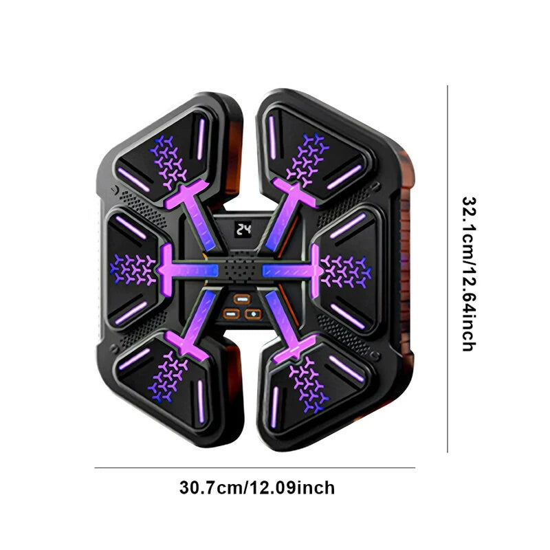 KALOAD Smart Music Bluetooth Boxing Machine Adult Children Sports Fitness Boxing Trainer Home Exercise Response Training Boxing Wall Target with Glovers