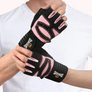 GOUNOD 1Pair Workout Half-finger Gloves Breathable Wear-resistant Extended Strap Fitness Sports Gloves for Barbell Equipment Eeightlifting Iron Exercise