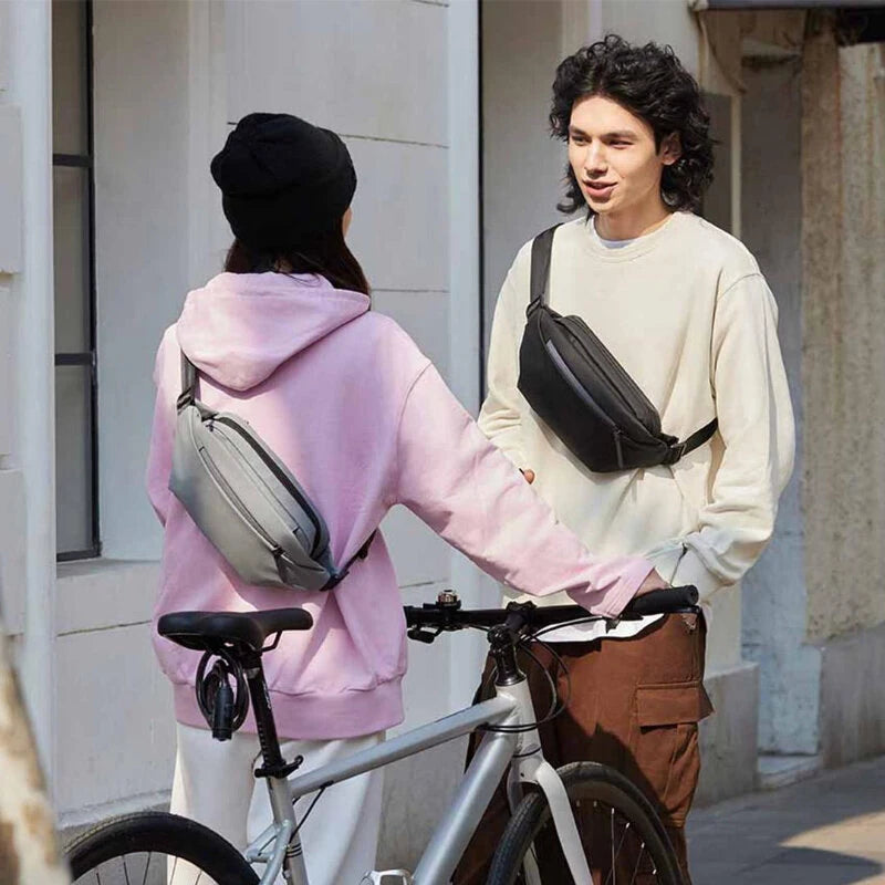 Xiaomi Mijia 2.25L Backpack Sling Bag Waterproof Small Size Leisure Shoulder Type Chest Bags Unisex Rucksack Crossbody Bag