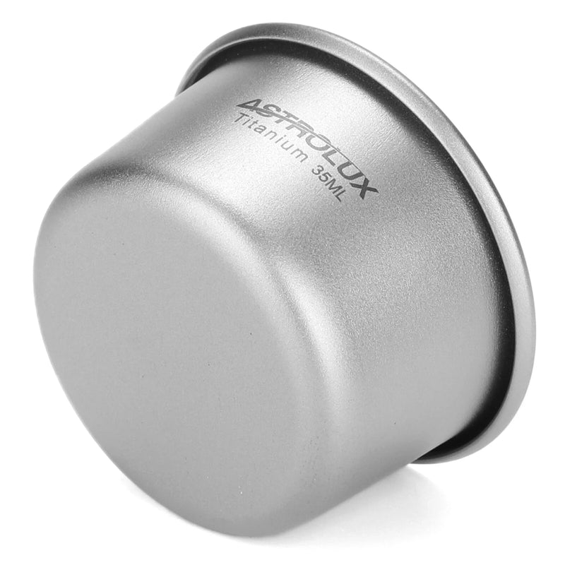 Astrolux Ti-C1 Titanium Cup Titanium Tea Cup Outdoor Camping Tableware Drinking Mug Picnic Daily Drinkware Home Use Outdoor Backpacking Hiking