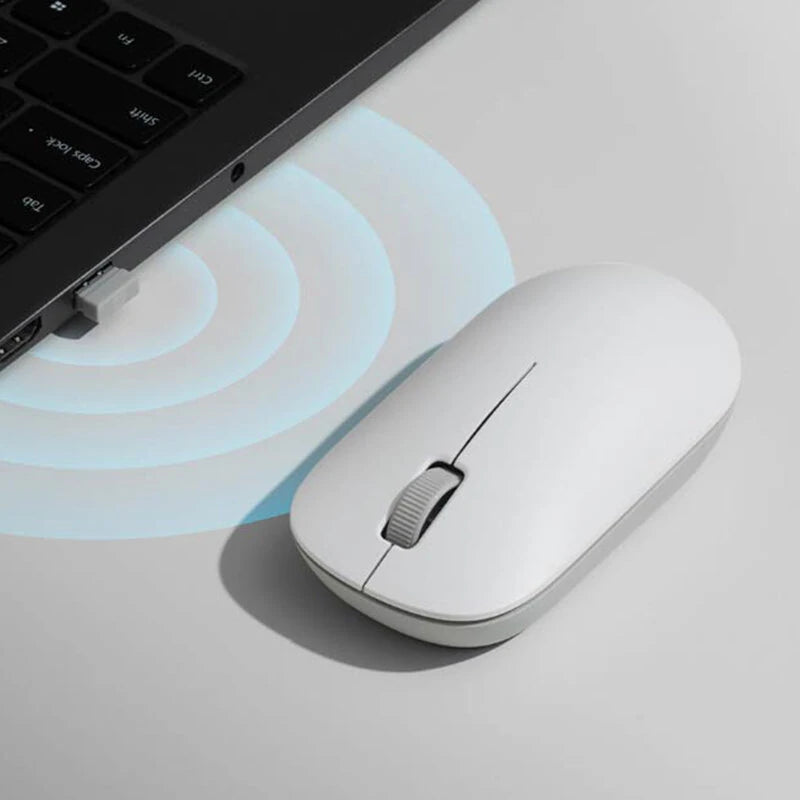 Xiaomi Lite3 2.4GHz Wireless Mouse Ergonomic Design 1000DPI 45g Lightweight Gaming Mice for PC Laptop Computer