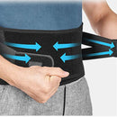 KALOAD Breathable Back Support Belt for Lower Back Pain Relief with 6 Stays for Men and Women Work Lumbar Support