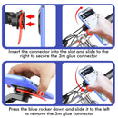 XANES Rotatable Bicycle Phone Holder 4.7"-7.2" inch Phone Shockproof Non-slip Motorcycle Holder Handlebar Mount Safety Lock Phone Holder