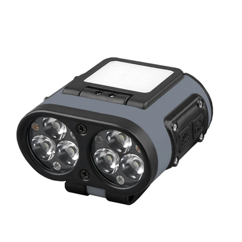 Smart 15m Sensor LED Headlamp USB-C Rechargeable Bright Head Clip Light Cap Head Flashlight Outdoor Waterproof Headlight for Fishing Camping