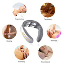 CHIGO 4-Head Neck Massager TENS Muscle Neck Massager Wireless Electric Neck Massager Device 6 Massage Modes 9 Strength Levels