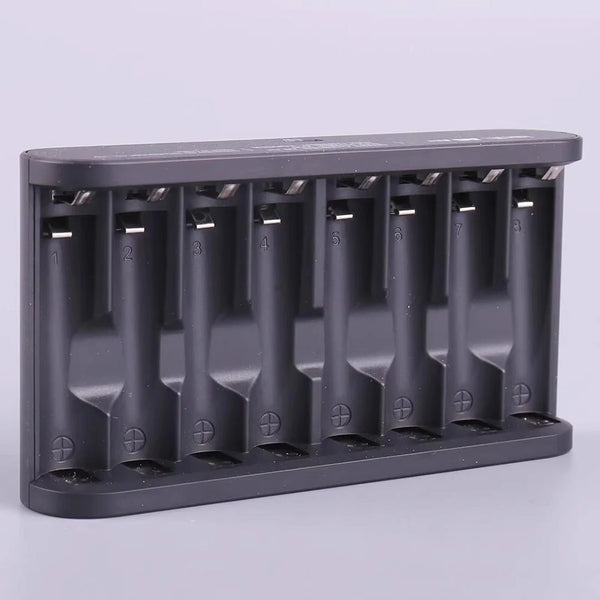 ISDT A8 Air Battery Charger 8 Bay AA AAA Smart Battery Charger Max 27W Wireless Operation for Rechargeable 10500 12500 Ni-MH/CD LiHv LiFePO4 Battery USB C Input