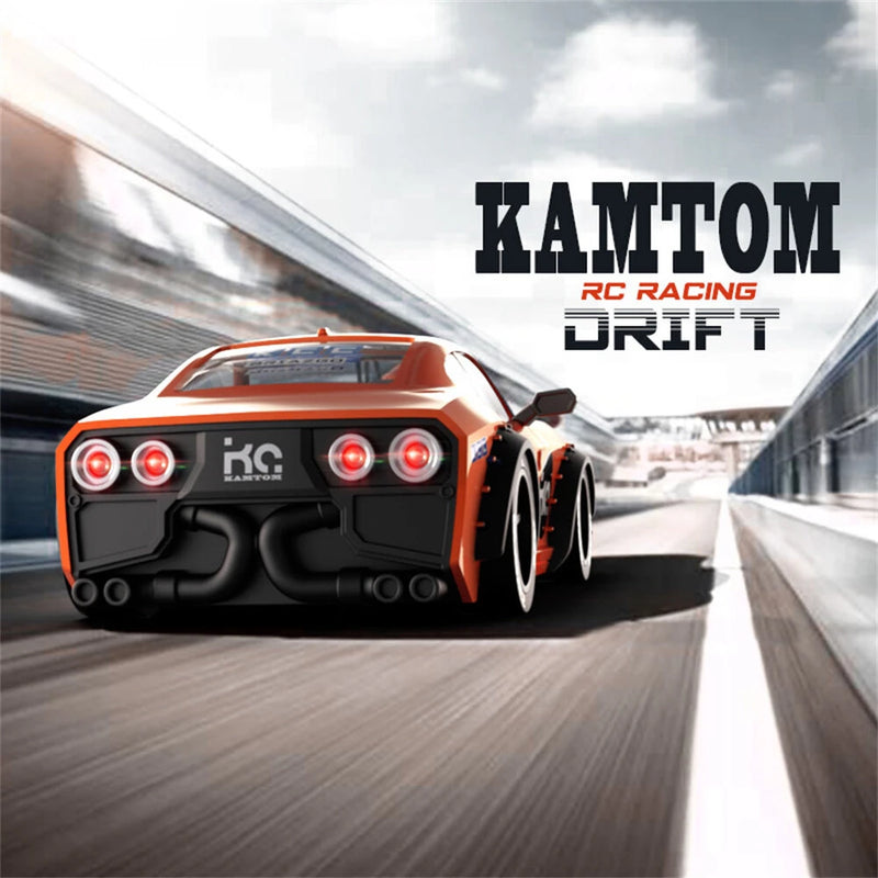 KAMTOM KM3299 RTR 1/32 2.4G 4WD Drift RC Car ESP Gyro Mini Race LED Light High Speed Racing On-Road Electric Remote Radio Control Vehicles Model Child Toys Boys Kids Gifts