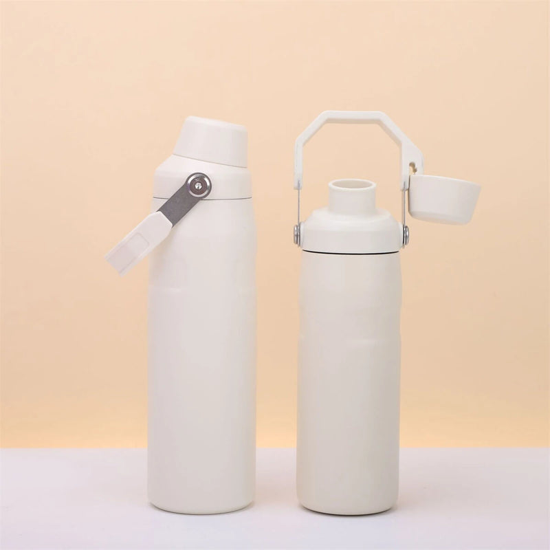 1000ml Stainless Steel Sport Coffee Tumbler Vacuum Flask Water Bottles With Drinking Directly Mouth