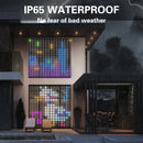 iDeal LED Control Intelligent Colorful Point Control Curtain Light 160x160cm Smart Curtain Lamp 256PCS RGB Lamp Bead IP65 Waterproof