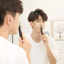 SHOWSEE Electric Nose Hair Trimmer 360 Rotating Floating Blade with Washable Removable Cutter Head High Speed Low Noise