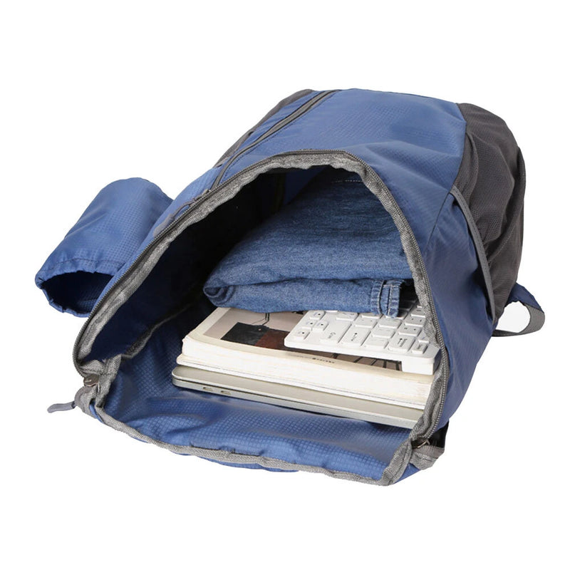 IPRee 20L Day Pack Portable Foldable Backpack Folding Mountaineering Bag Ultralight Outdoor Cycling Rucksack Travel Hiking Knapsack