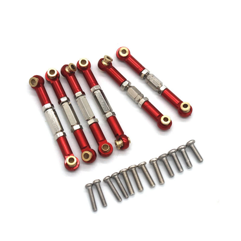 Upgraded Metal Parts Adjustable Tie Rod for Gladiator 1/14 ZD Racing MT16 BX12 X12S JIUSI MT14R PT14R RC Cars Vehicles Models Spare Parts Accessories