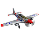 MO-FLY P-51D Mustang 1/16 Scale 685mm Wingspan 2.4GHz 10CH Built-in Gyro 3D/6G Switchable One Key Aerobatics Brushless EPP FPV RC Airplane Glider BNF/RTF Compatible DSM SBUS