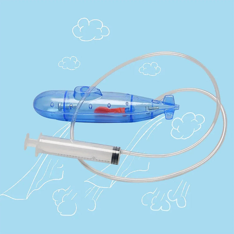 Homemade Submarine DIY Technology Physics Simulated Educational Manual Toys Stem Experiment Ability Tools Gift Kids Children Science Assemble Submarine