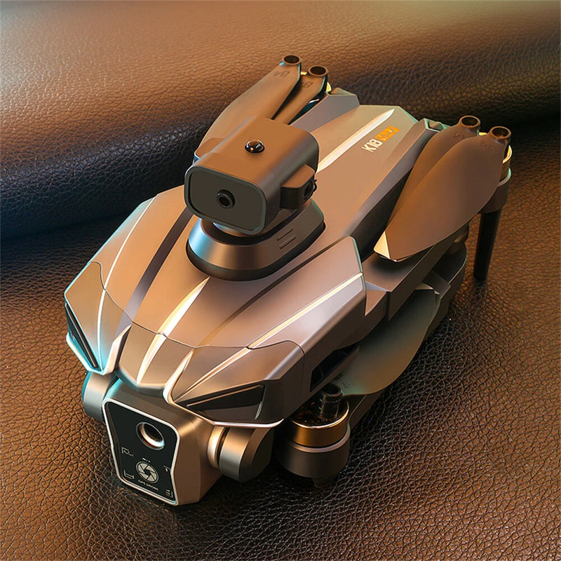 XKJ K18 MAX GPS 5G WiFi FPV with 5.9inch LCD Screen Controller HD Dual Camera Servo Gimbal 360 Obstacle Avoidance One-Key Airdrop Brushless Foldable RC Drone Quadcopter RTF