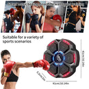 KALOAD Music Boxing Machine with 6 Targets 9 Speeds USB Rechargeable Smart Bluetooth-Compatible Boxing Pads Workout Wall Target Punching Training Equipment for Home Exercise