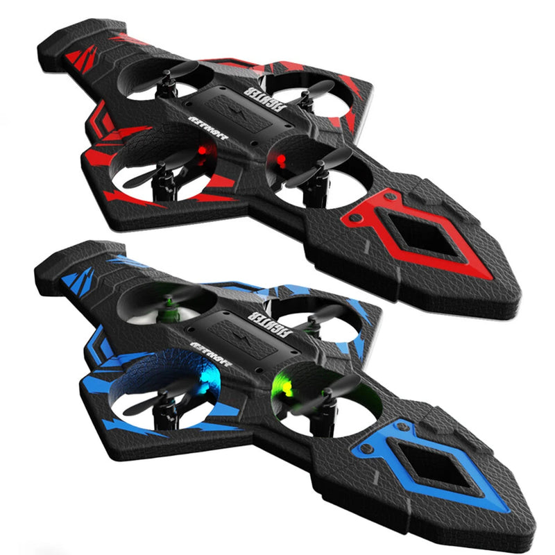 H36 2.4G Flying Sword EVA Foam 360 Flip Roll Turbofans Motors 4CH LED RC Toy Gift Remote Control Drone Airplane Quadcopter Stunt Glider RTF