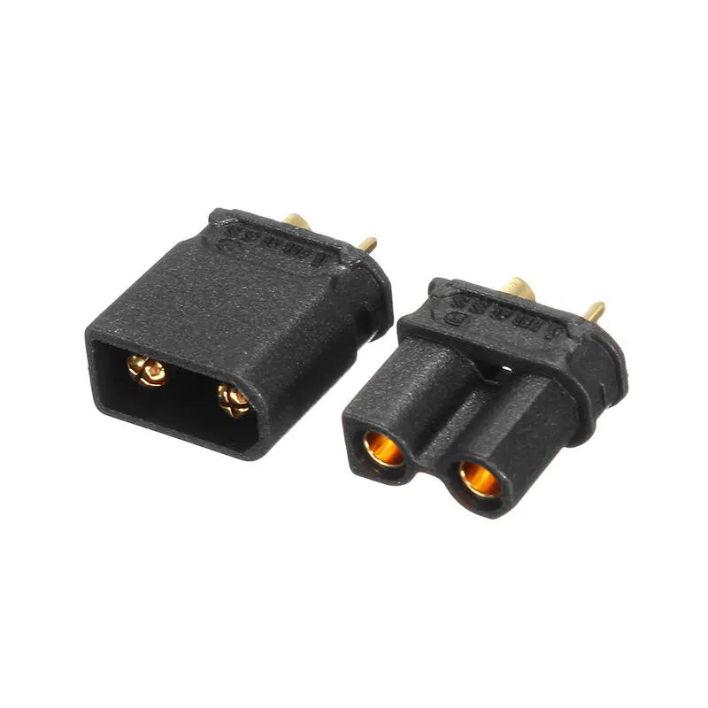 5 X AMASS XT30U Plug 2mm Black Female Male Banana Plug Connector