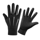 XANES Winter Waterproof Cycling Gloves Outdoor Sports Running Motorcycle Ski TouchScreen Fleece Gloves Non-slip Warm Full Finger for Riding Climbing Skiing Hiking Fishing