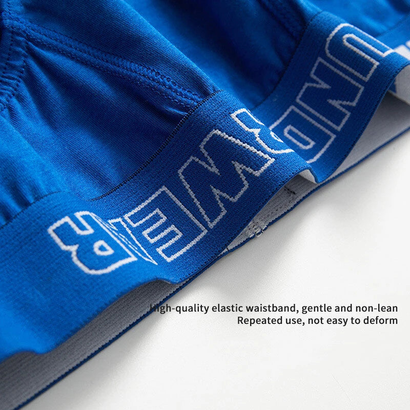 4pcs Men's Cotton Briefs Breathable Solid Color Panties Men Underwear Comfortable Loose Fit Underpants