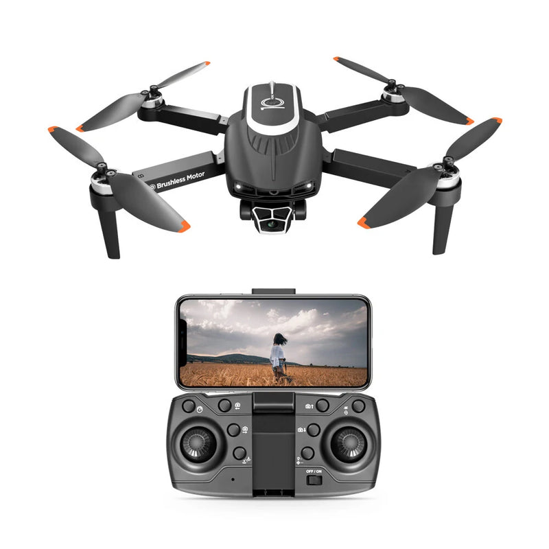 YCRC A10 PRO WiFi FPV with HD Dual Camera 2-Axis Servo Gimbal 360 Obstacle Avoidance Optical Flow Positioning Brushless Foldable RC Drone Quadcopter RTF