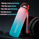IPRee 1L Large Capacity Sports Water Bottle Leak Proof Colorful Plastic Cup Drinking Outdoor Travel Portable Gym Fitness Jugs