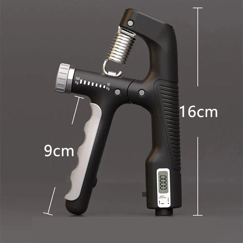 KALOAD 10-100Kg Adjustable Electronic Counting Hand Grip Finger Exerciser for Forearm Muscle Recovery Fitness Gym Training