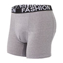 4pcs Men's Boxer Briefs Comfortable Elastic Waistband Skin-friendly Underwear Set For Daily Wear
