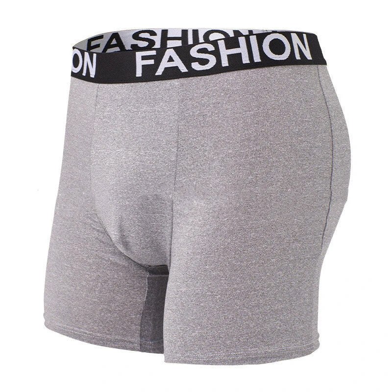 4pcs Men's Boxer Briefs Comfortable Elastic Waistband Skin-friendly Underwear Set For Daily Wear