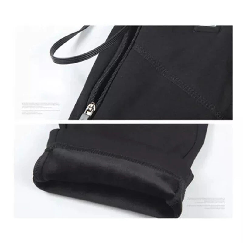 TENGOO HD-02B Heating Underwear Pant Set Fleece Lined Thermal Long Sleeves Trousers Men Women Heated Suit USB Electric Thermal Underwear for Winter