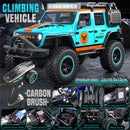 ZLL SG206 PRO/MAX RTR 1/20 2.4G 4WD Brushed/Brushless RC Car Wrangler Rock Crawler Off-Road Climbing Truck LED Lights Metal Frame Full Proportional Vehicles Models Toys