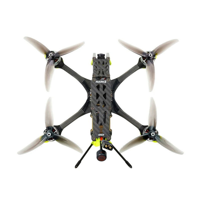Geprc Mark5 Analog 225mm F7 4S / 6S 5 Inch Freestyle FPV Racing Drone PNP BNF w/ 50A BL_32 ESC 2107.5 Motor RAD VTX 5.8G 1.6W Caddx Ratel 2 Camera